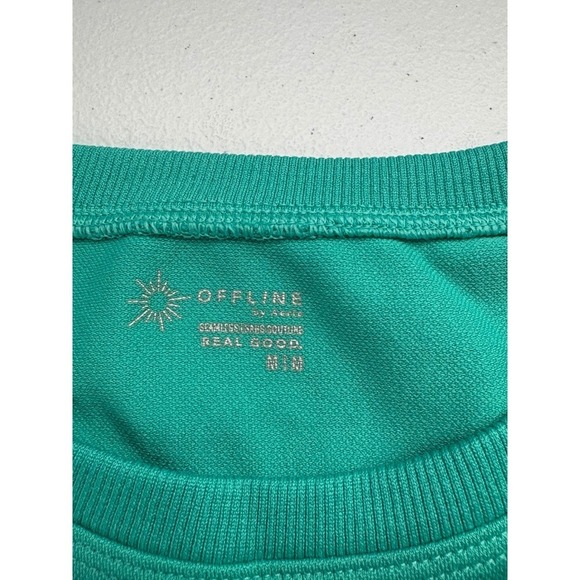 Offline by Aerie Seamless Cropped Top Athleisure Athletic Wear Medium - Picture 2 of 5